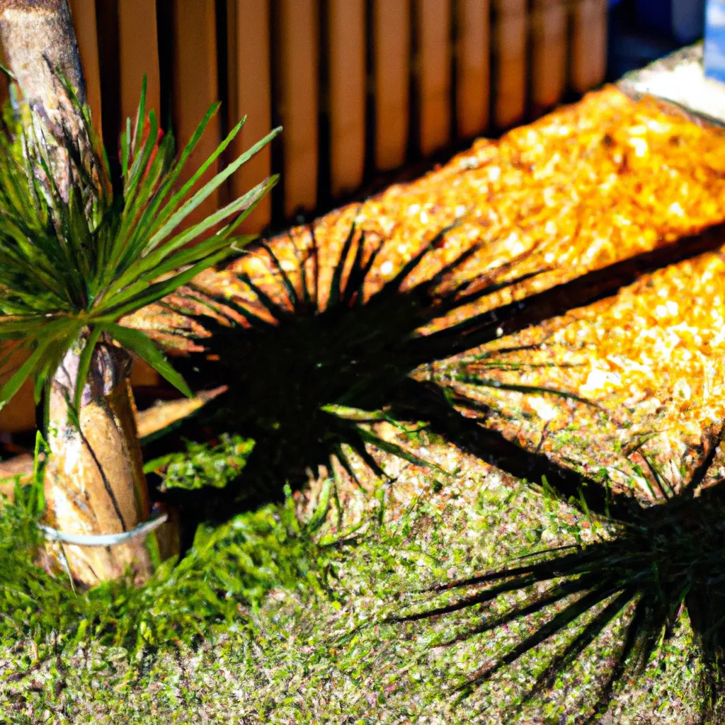 Imagens Adicionando sombra a seu jardim com as palmeiras.