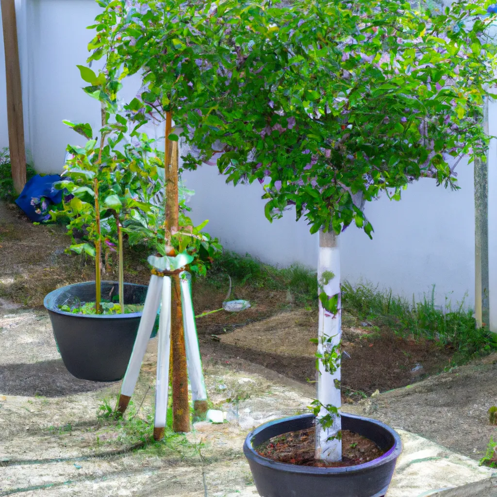 Imagens Aspectos praticos da jardinagem com arvores