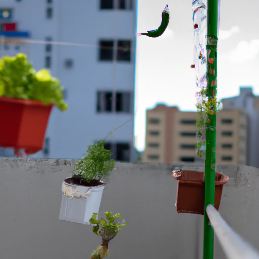 Imagens Como criar um jardim suspenso de hortalicas