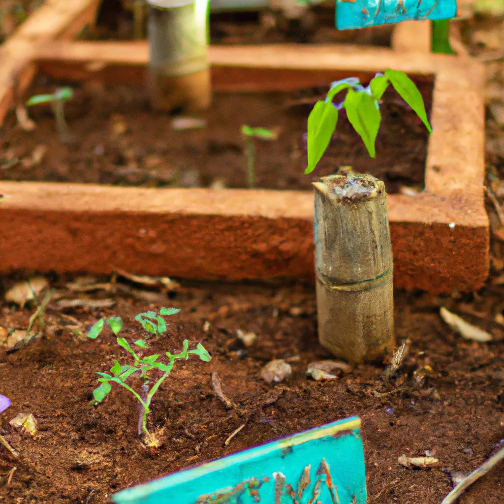 Imagens Criacao de um jardim organico em seu quintal