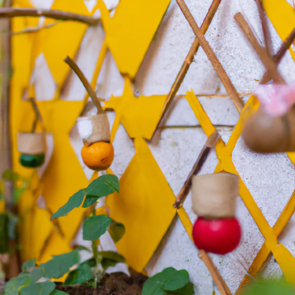 Imagens Criando um jardim vertical com frutas