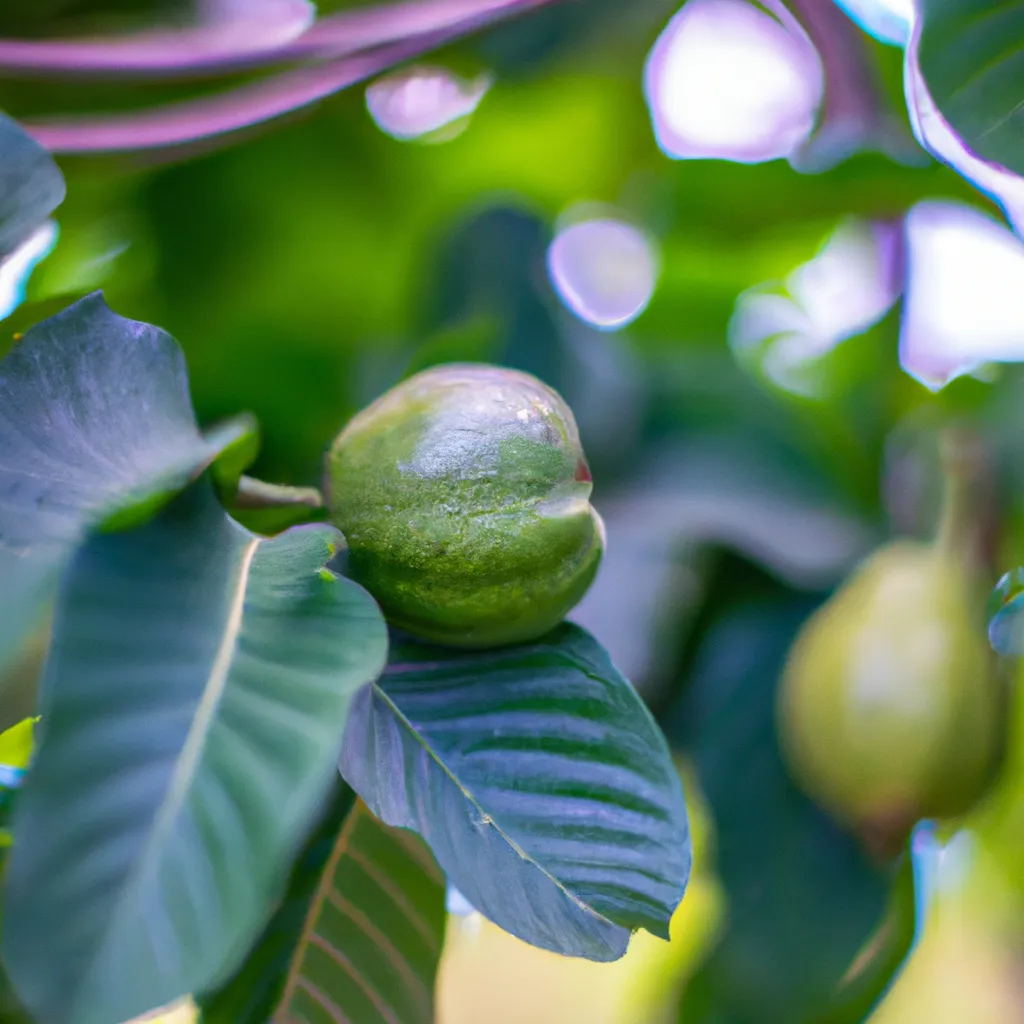 Imagens Cultivar arvores frutiferas no jardim domestico