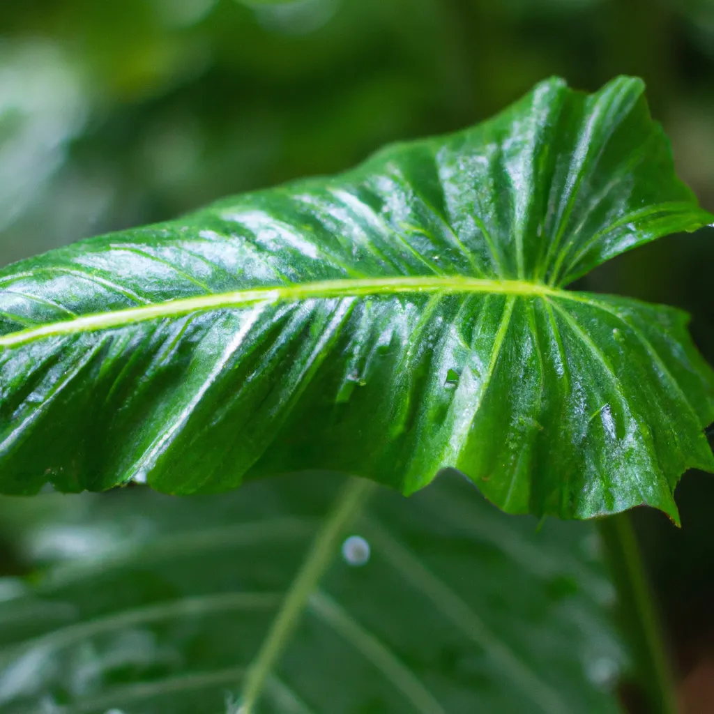 Imagens Os beneficios das folhas de algumas plantas tropicais