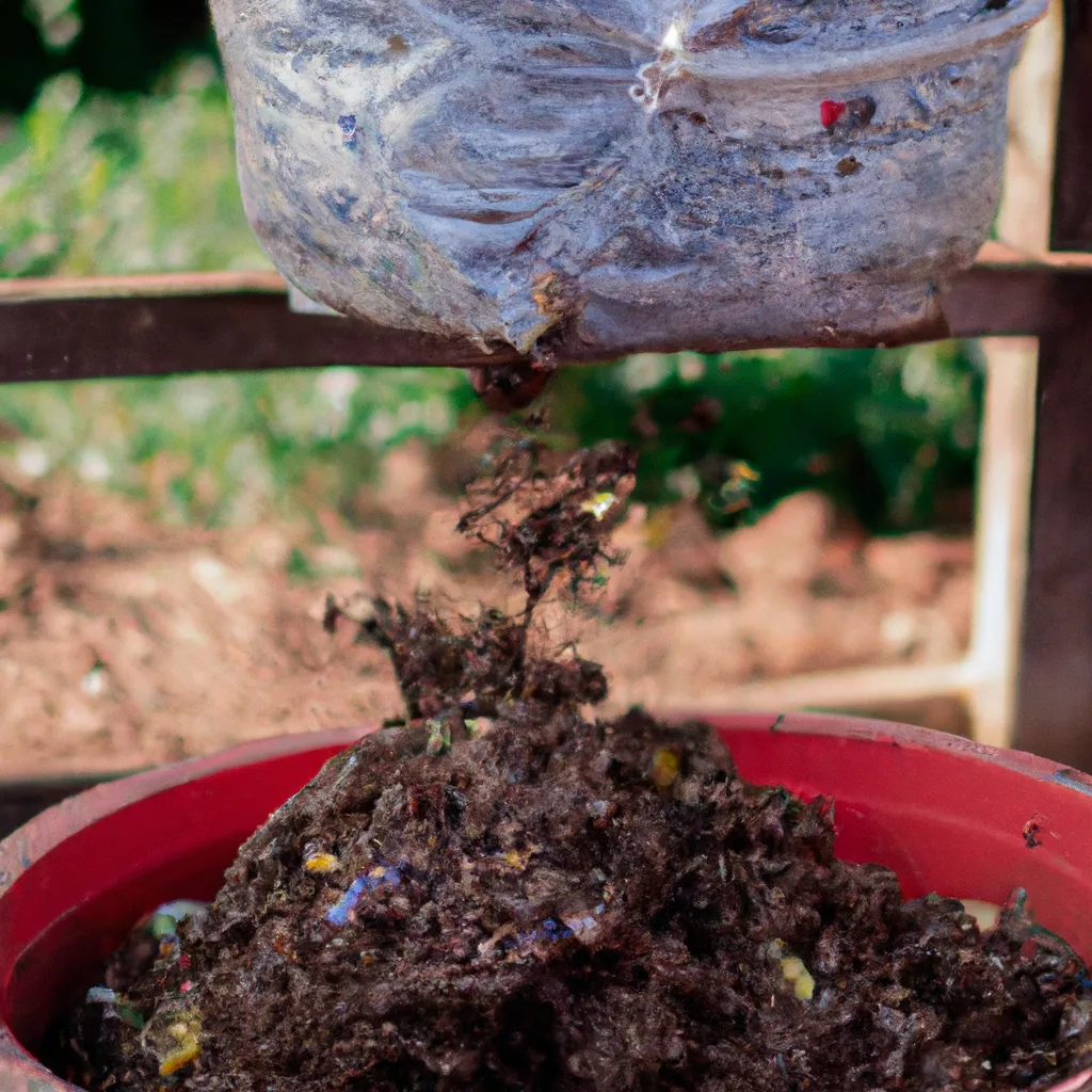 Imagens Usando Compostagem para produzir um solo mais fertil