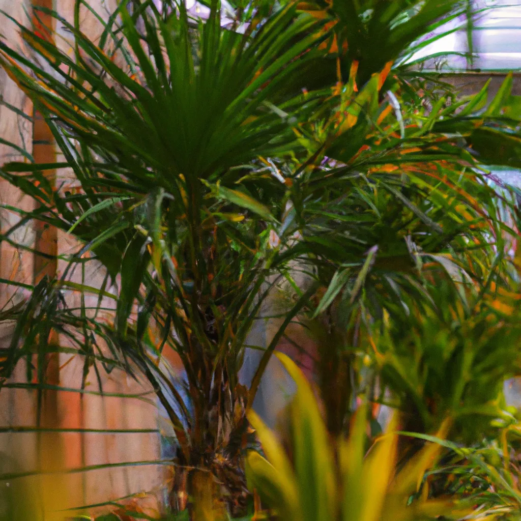 Imagens Usando palmeiras para criar um clima tropical em seu jardim.