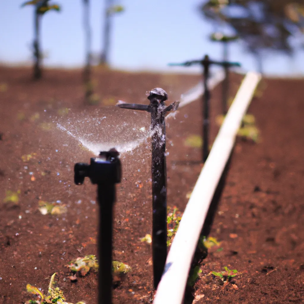 Imagens plantio direto economia agua gotejamento