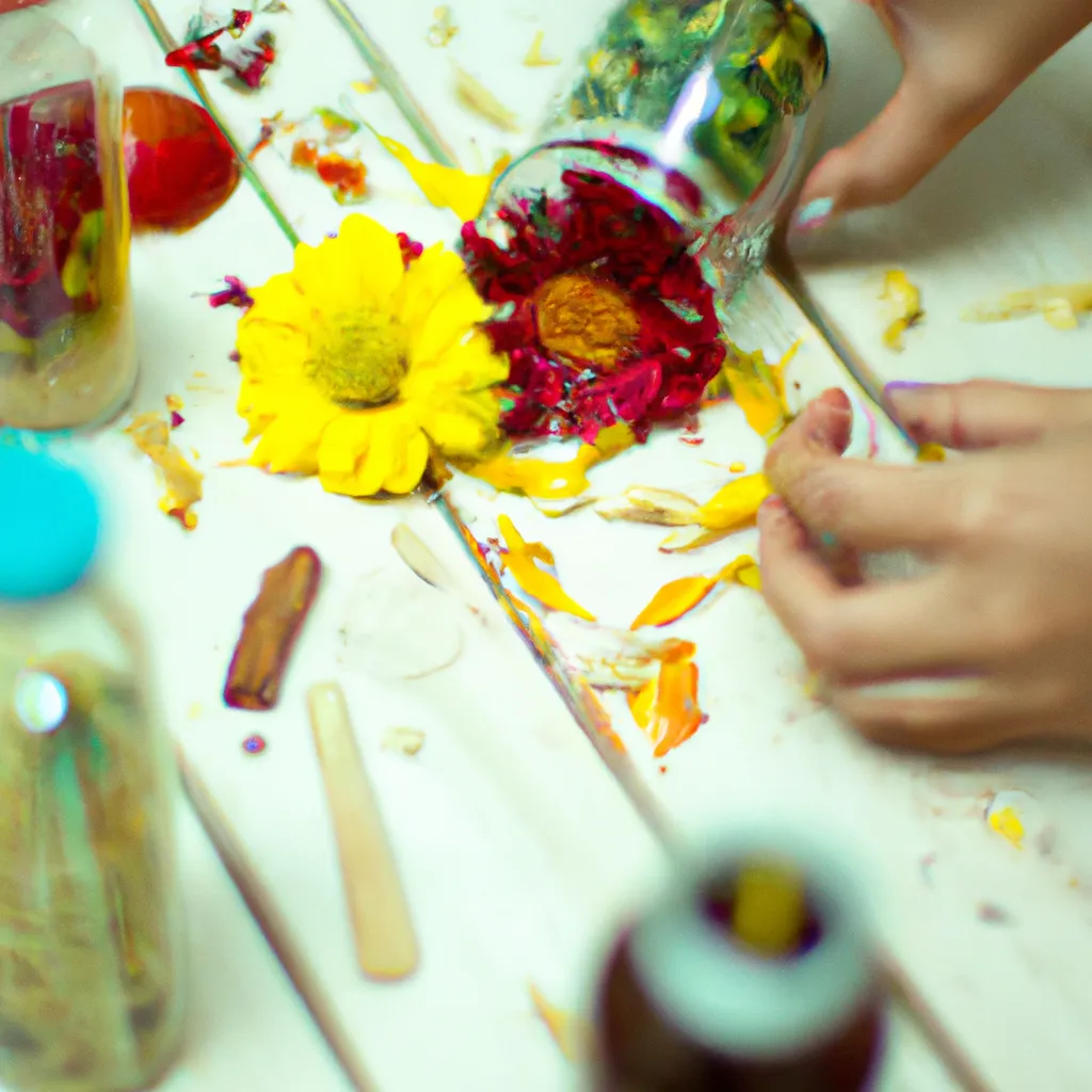 Imagens preparar remedios naturais flores