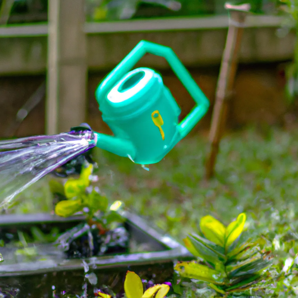 Imagens uso economico agua jardinagem