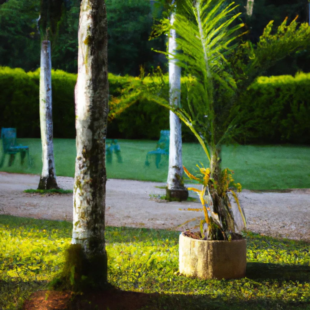 Passo Passo Adicionando sombra a seu jardim com as palmeiras.