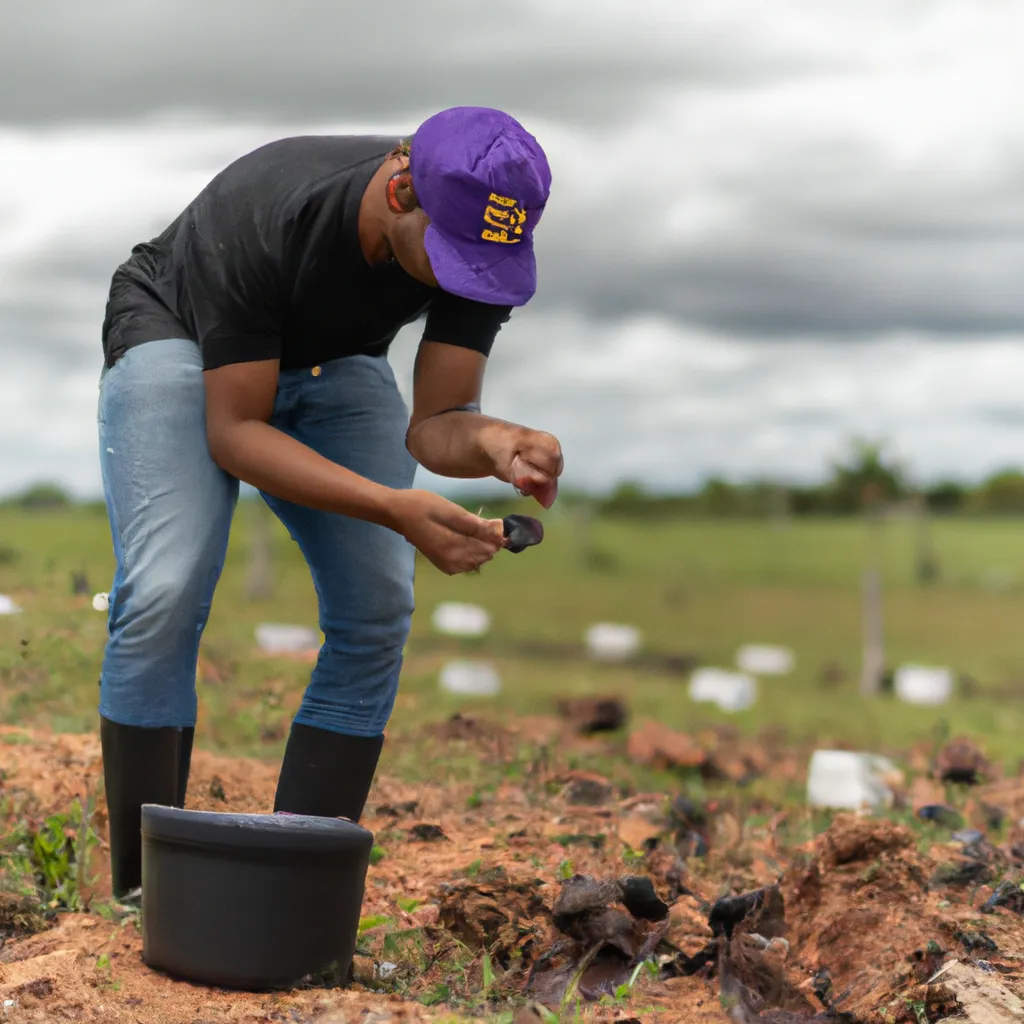 Passo Passo Coletando Amostras de Solo Para Teste de Nutrientes