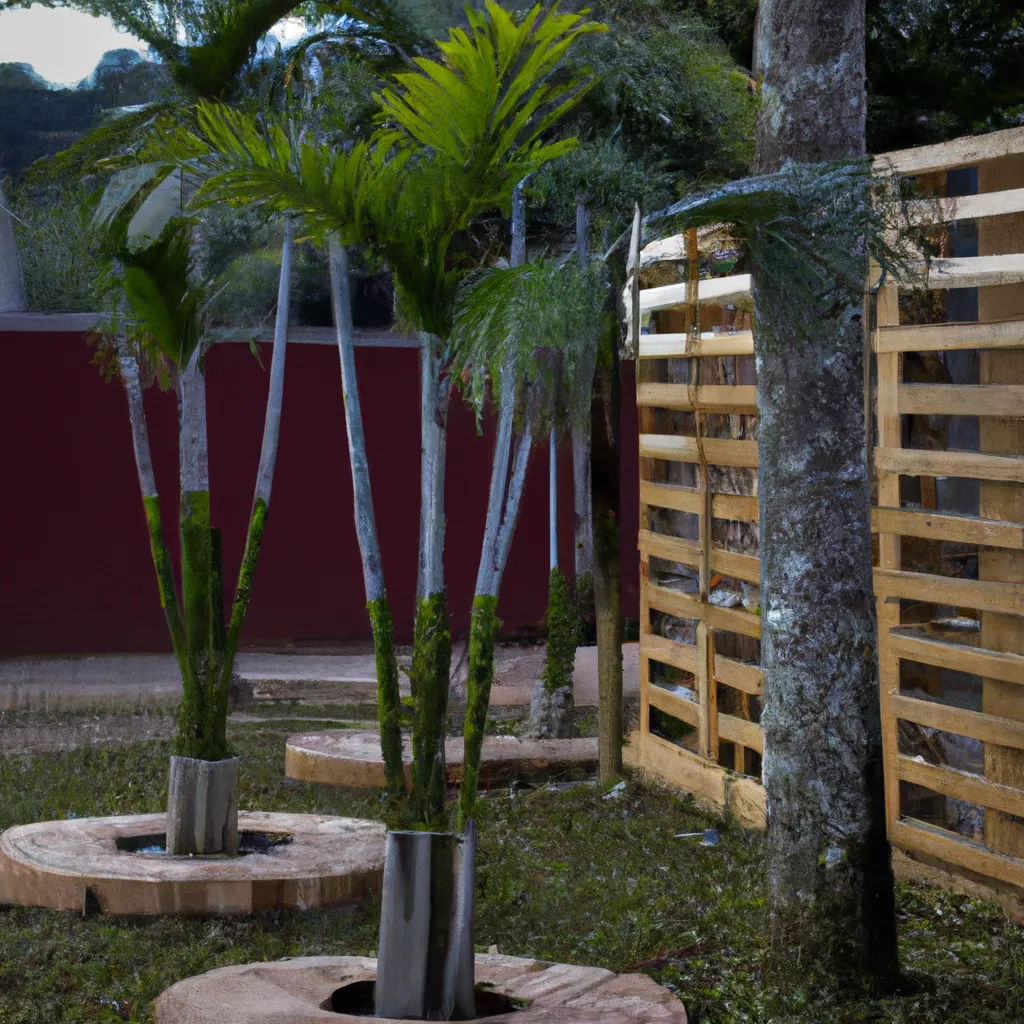 Passo Passo Crie designs unicos usando palmeiras na paisagem do seu jardim.