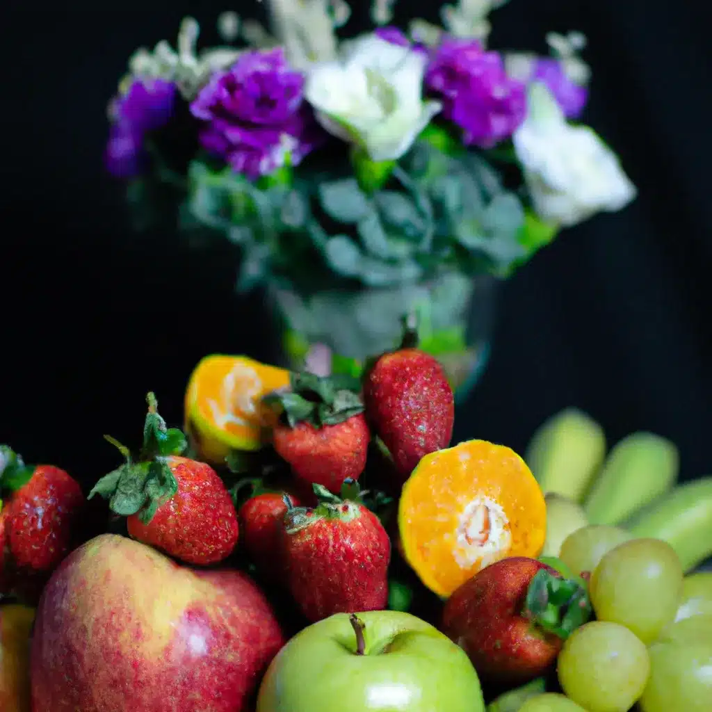 Dicas usando frutas verduras arranjos florais