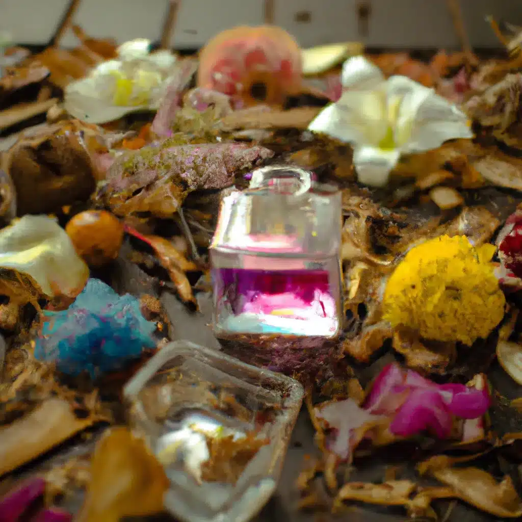 Fotos arte aromatica perfumes flores decorativos