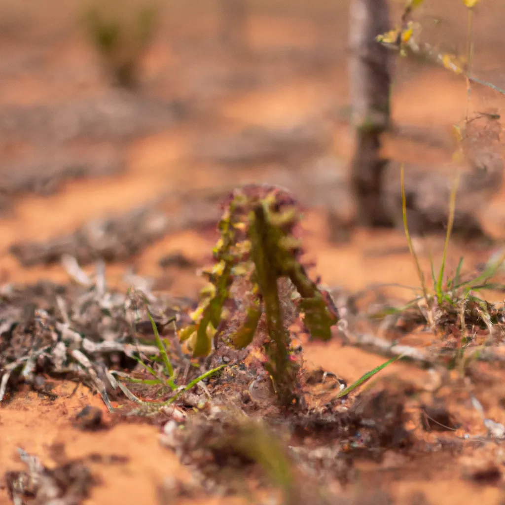 Fotos como plantas deserto adaptam arido