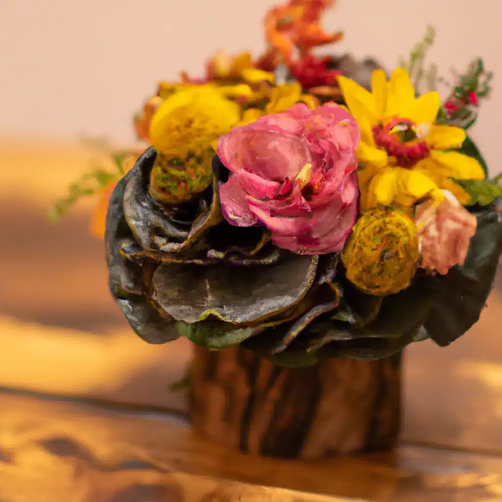Fotos usar criatividade arranjos florais 1