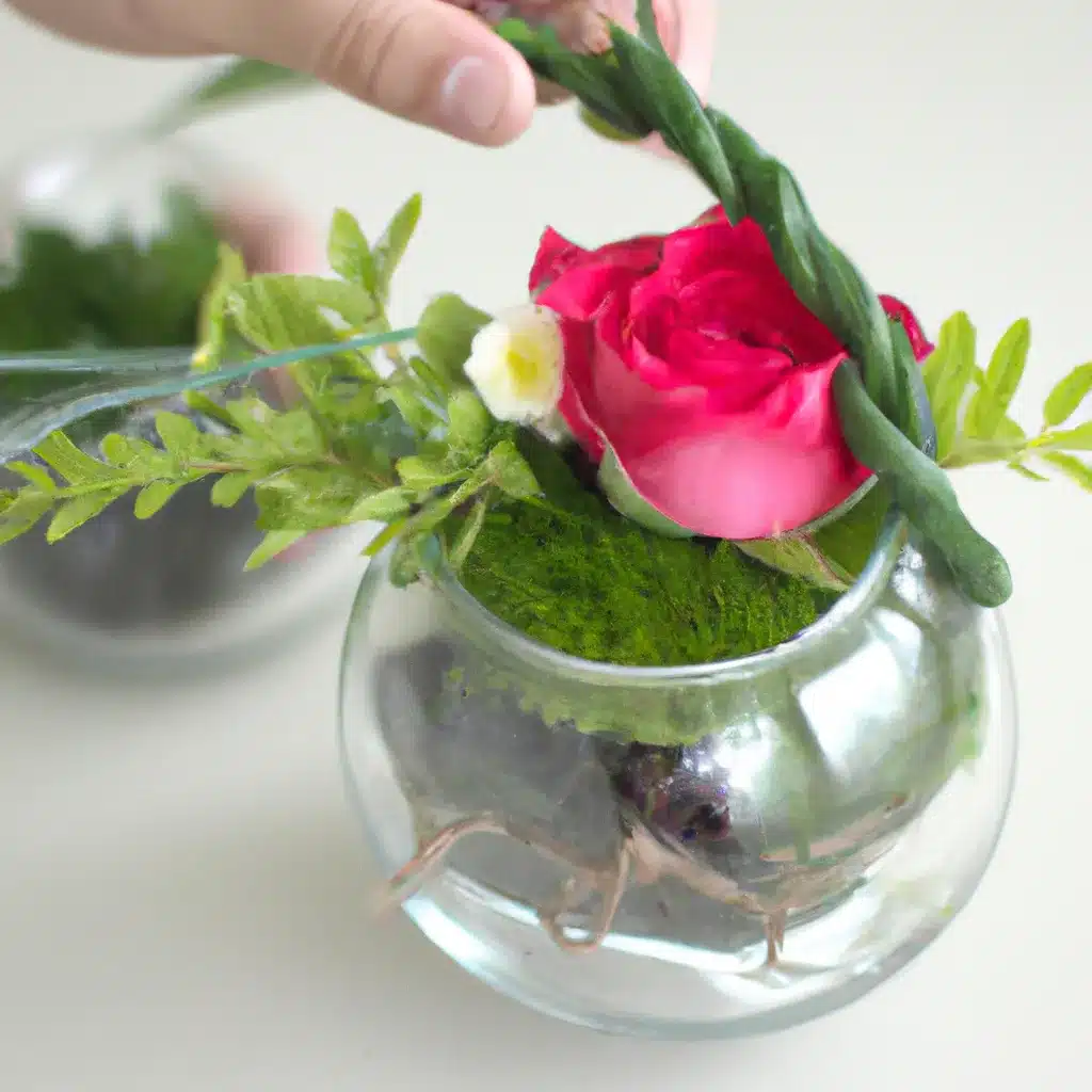 Ideias como fazer arranjos florais vidro