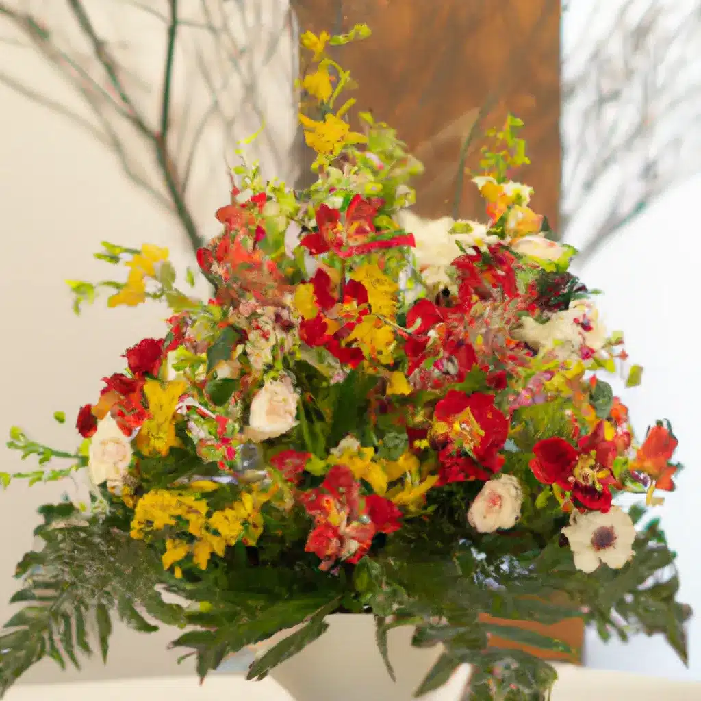 Ideias criar arte flores arranjos