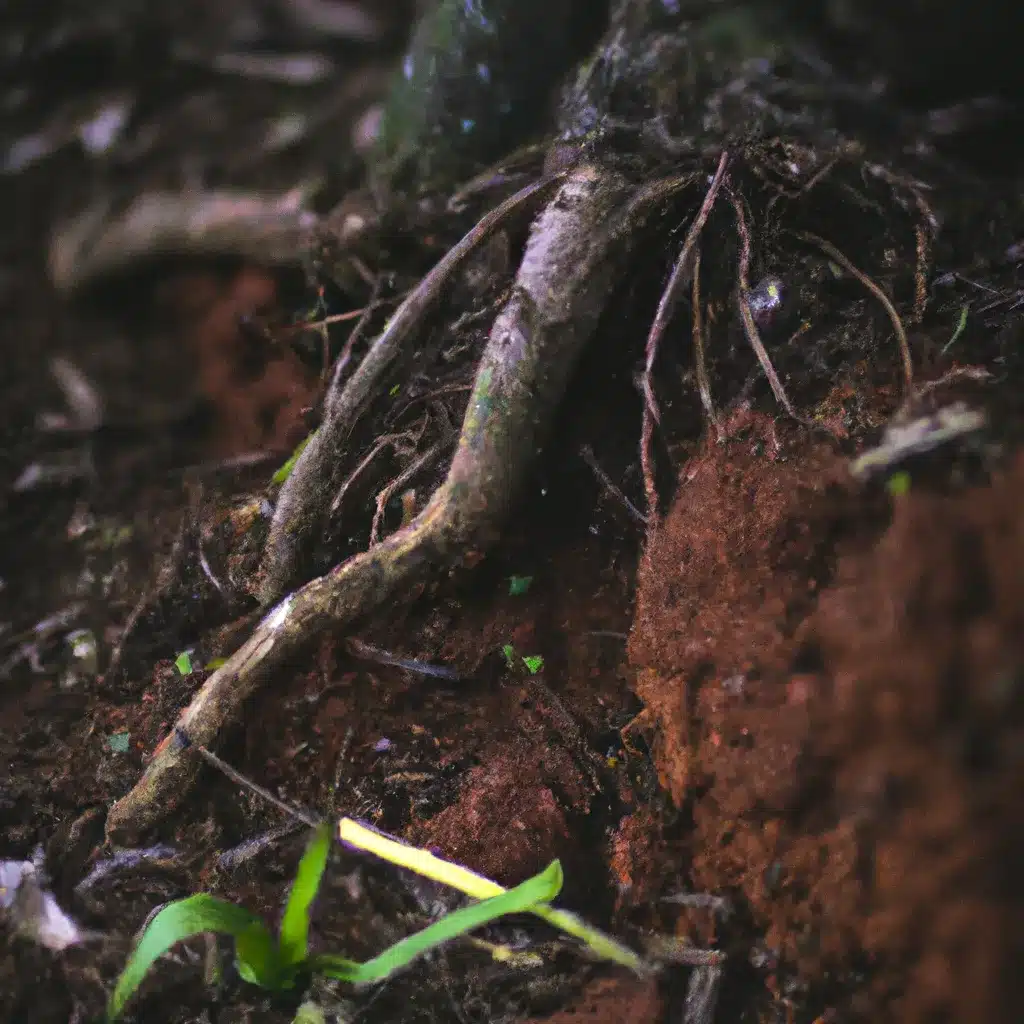 Ideias raizes profundas terra plantas