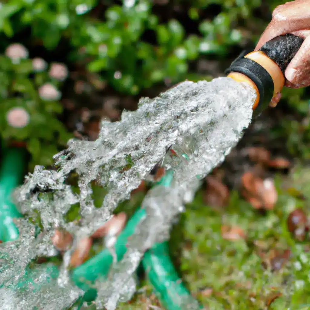 Imagens como usar irrigacao jardinagem umidos