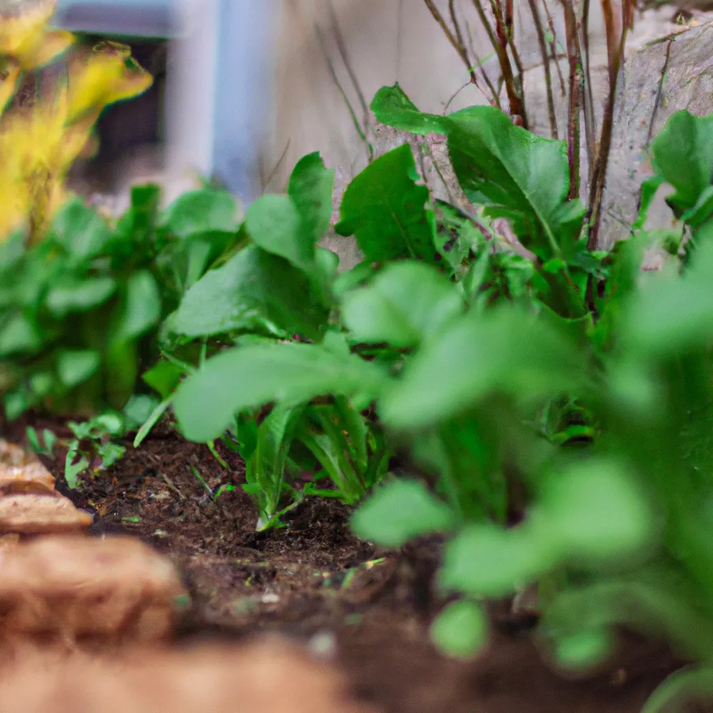 Imagens cultivar plantas comestiveis canteiros