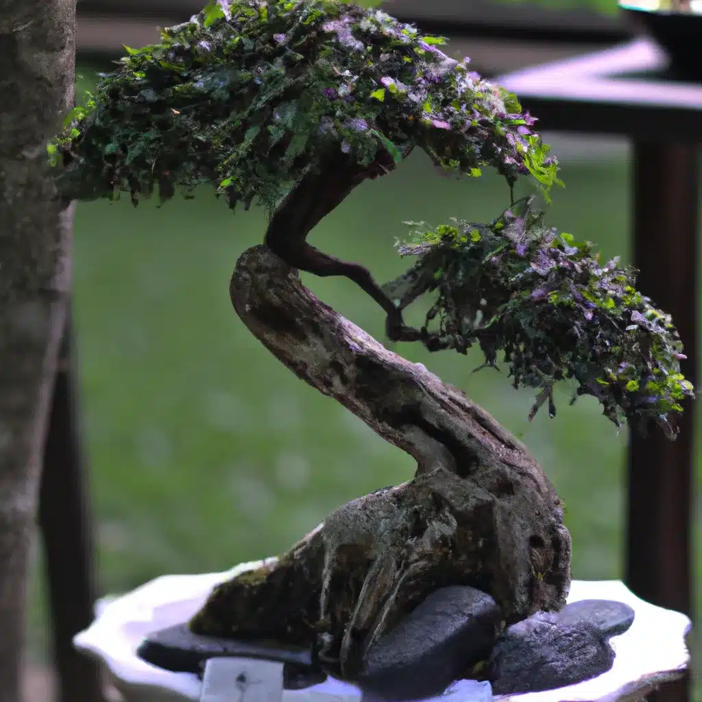 Imagens design bonsais jardim