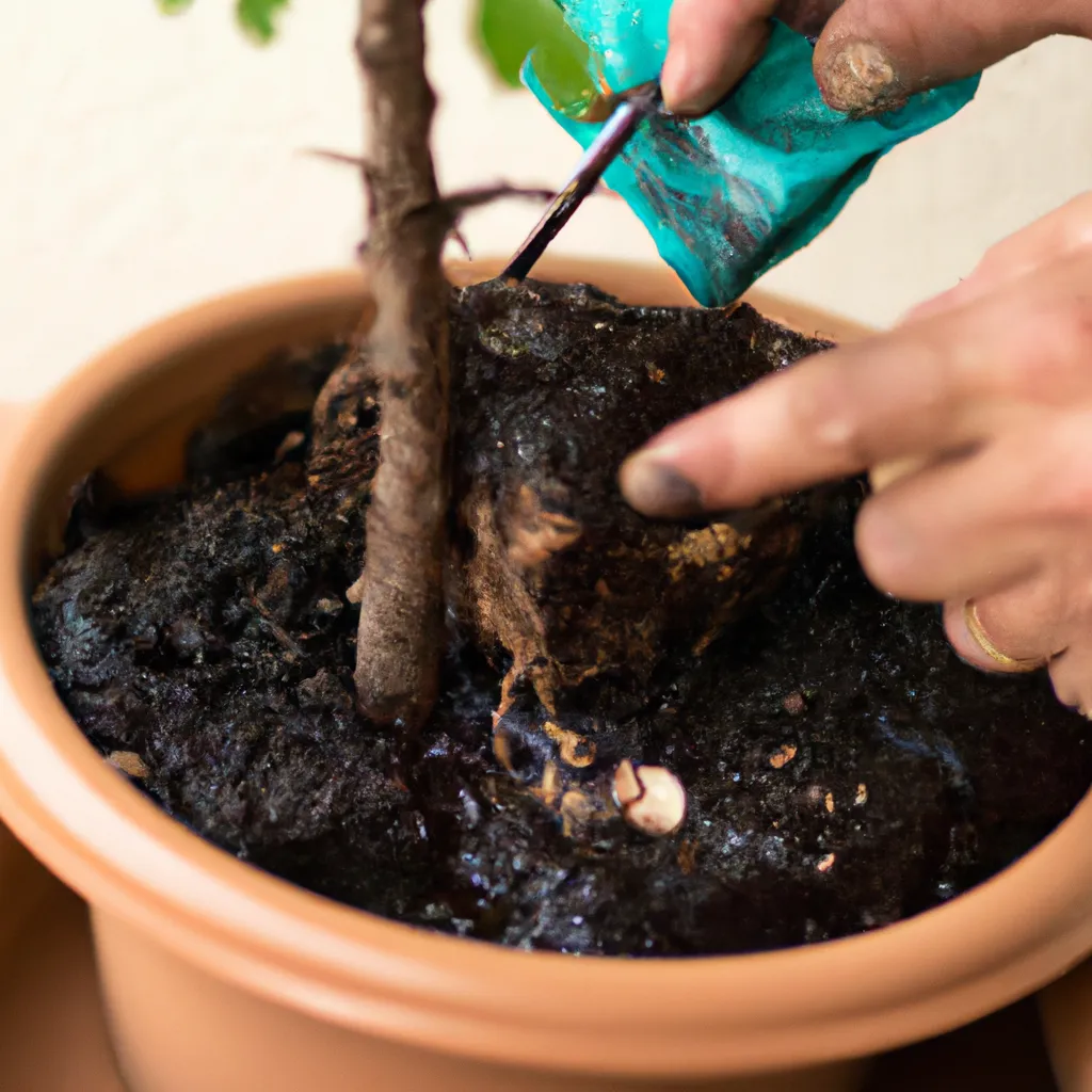 Imagens transplantar plantas estufa