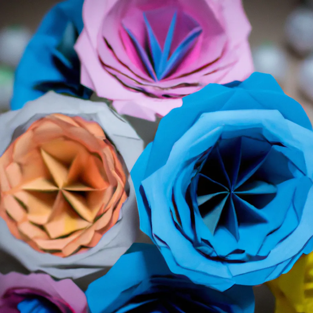 Dicas Flores de papel para buques sustentaveis e criativos