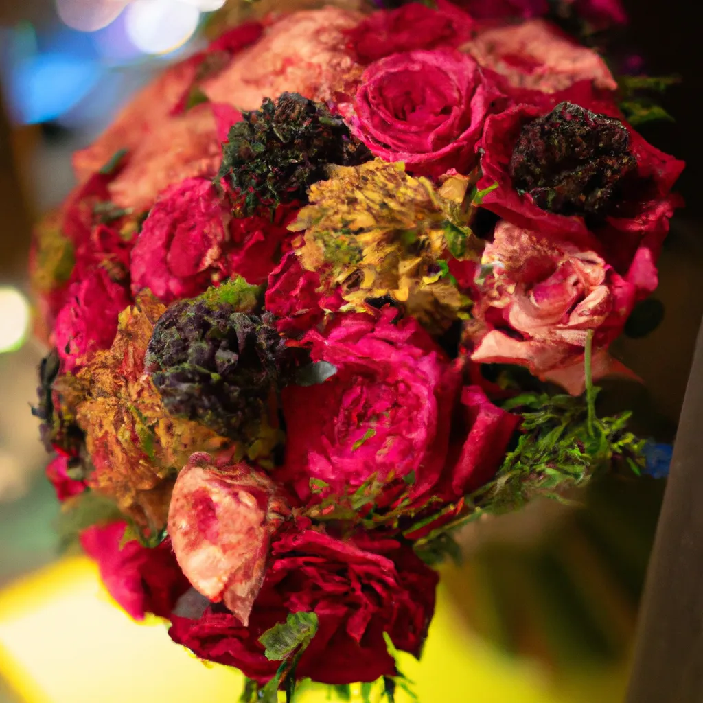 Dicas flores extravagantes buque 3