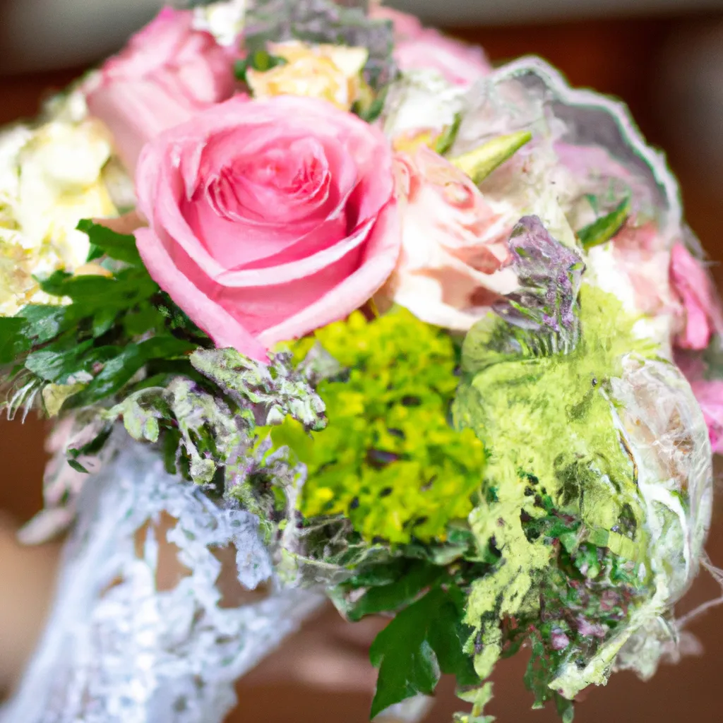 Dicas renda para buque de flores 1