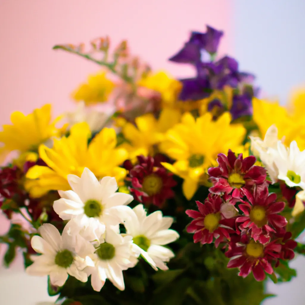 Fotos flores coloridas presentear aniversarios