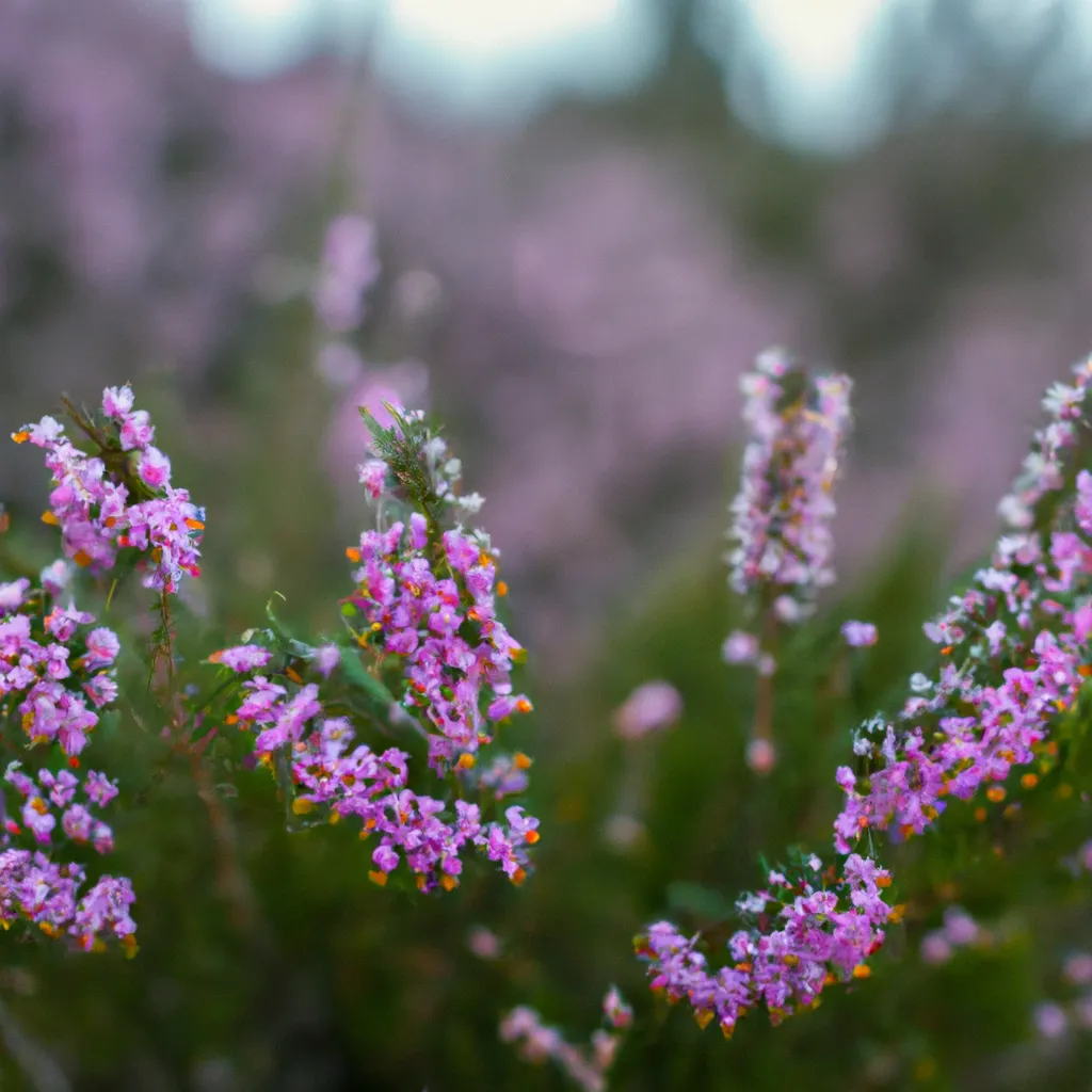 Ideias Erica cinerea O Encanto das Flores de Urze