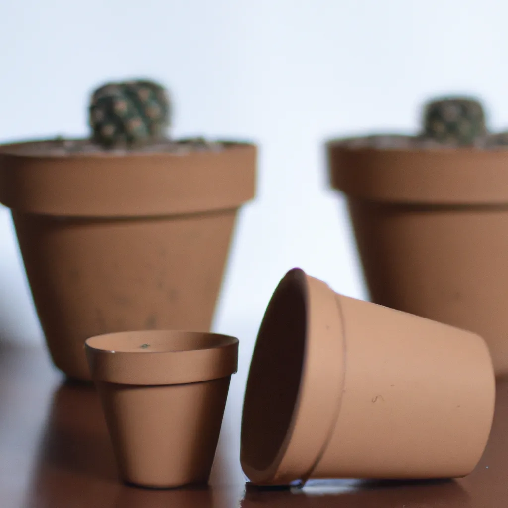 Ideias vasos para cactos pequenos