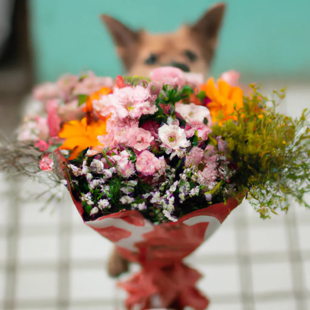 Imagens Buques de flores para pets uma homenagem aos nossos melhores amigos