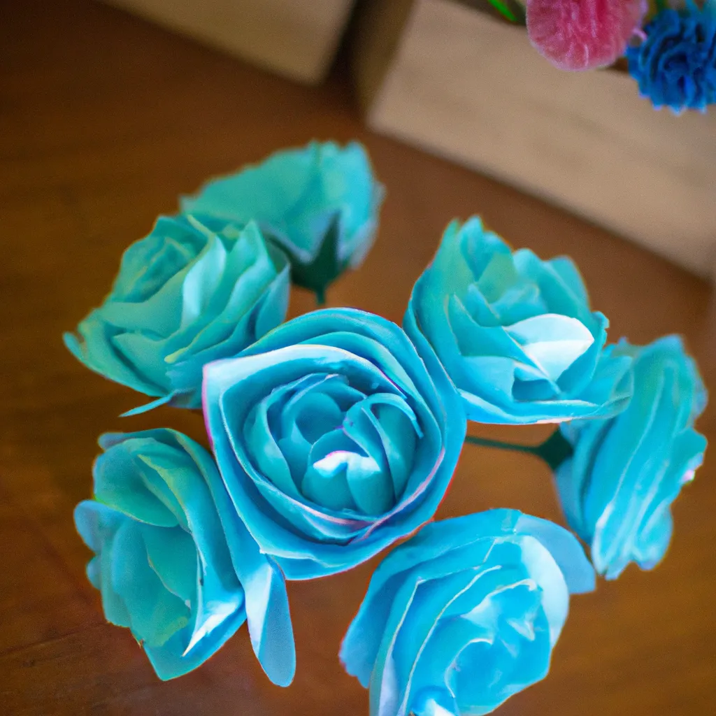 Imagens Flores de papel para buques sustentaveis e criativos