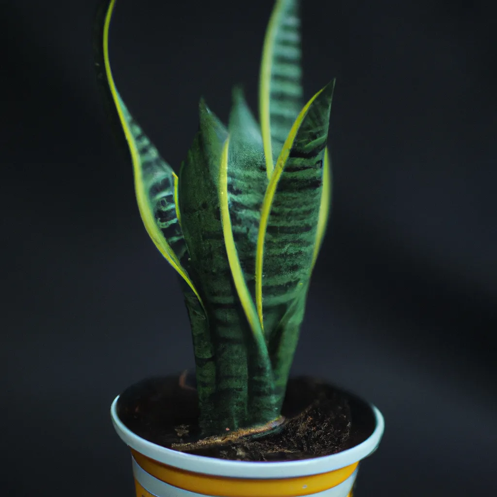 Ideias sansevieria trifasciata hahnii