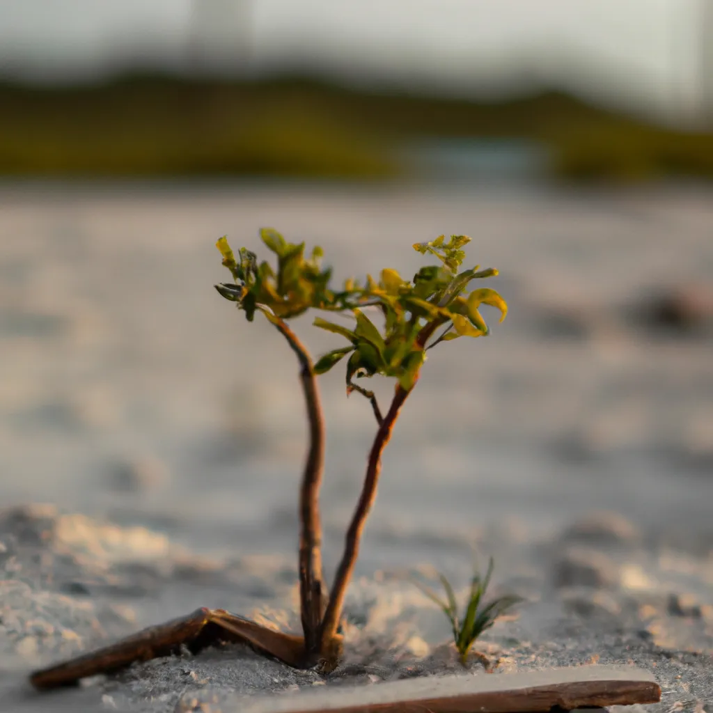 Imagens Plantas que crescem em terras salinas