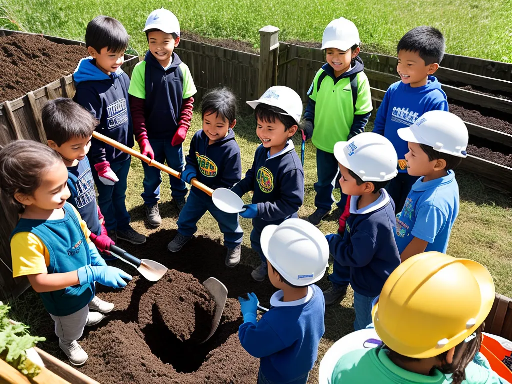 Fotos minhocario educacao ambiental ensinando criancas sustentabilidade