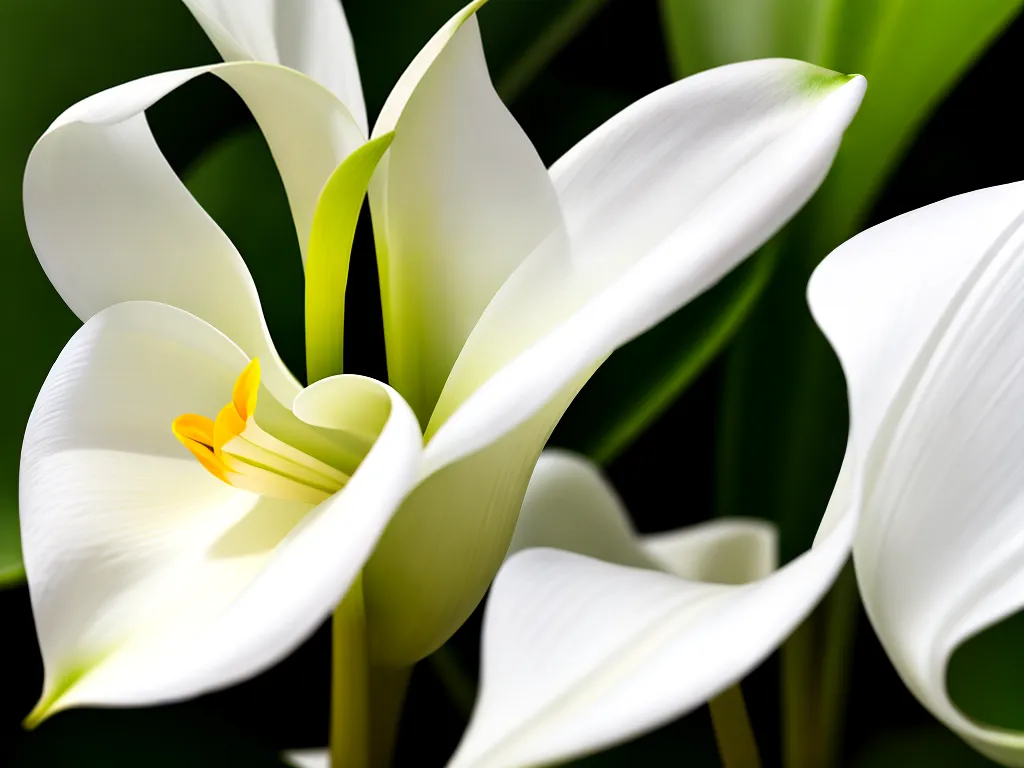 Fotos zantedeschia aethiopica copo de leite