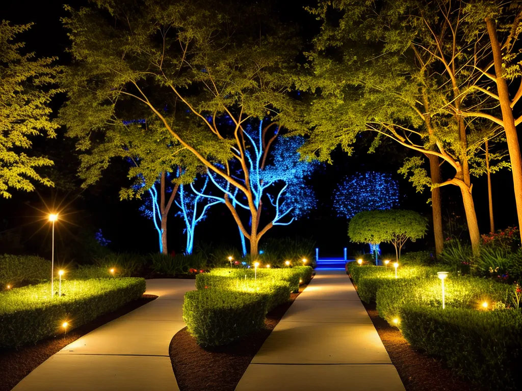 Imagens criando jardim noturno Imagens criando jardim noturno