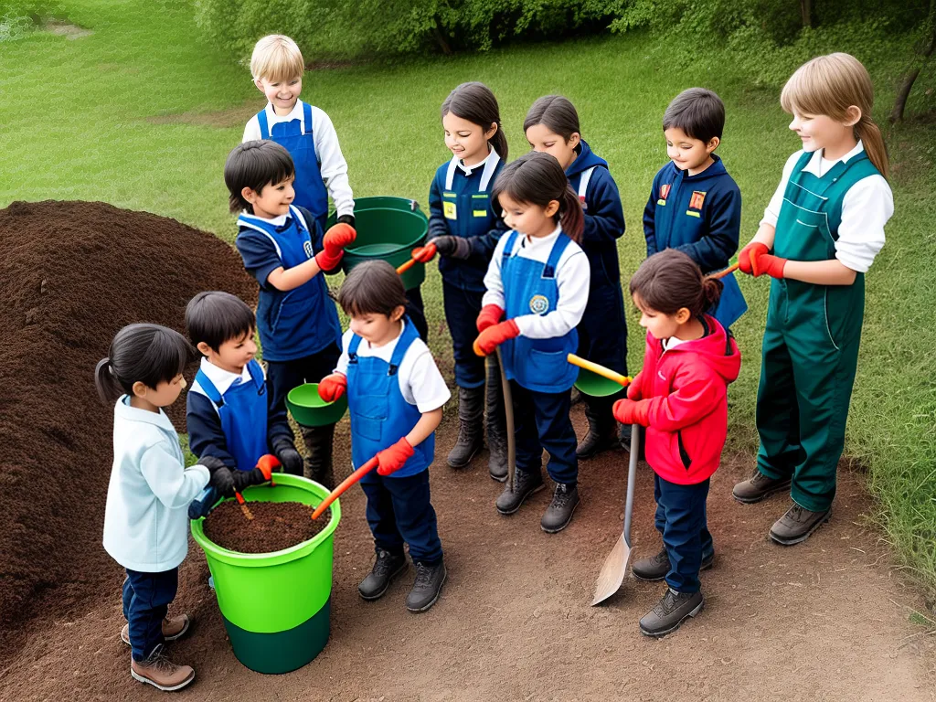 Natureza minhocario educacao ambiental ensinando criancas sustentabilidade