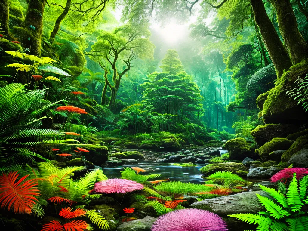 Natureza plantas periodo siluriano Natureza plantas periodo siluriano