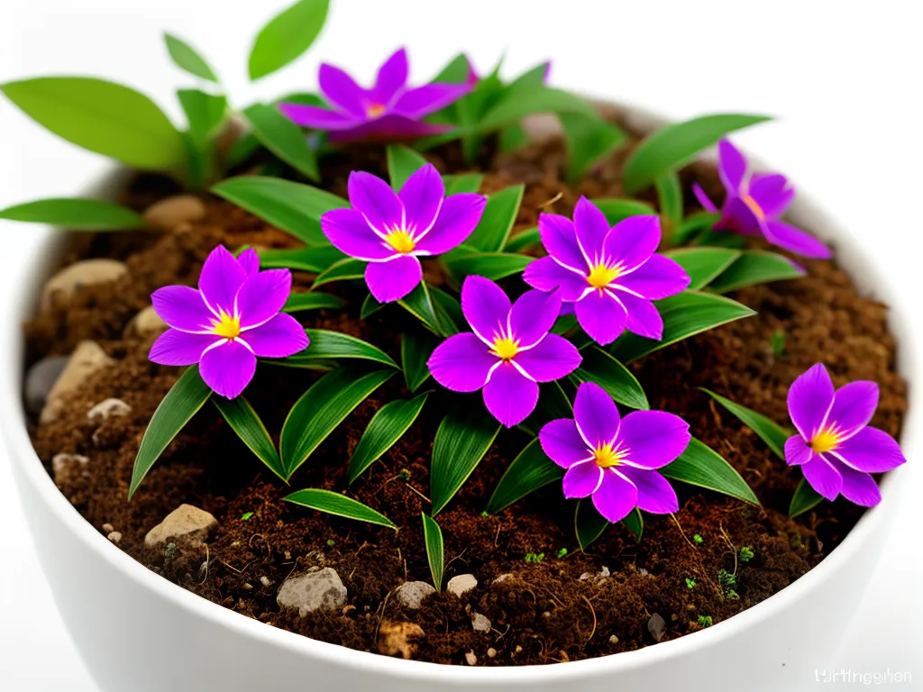 Natureza saintpaulia ionantha violeta africana