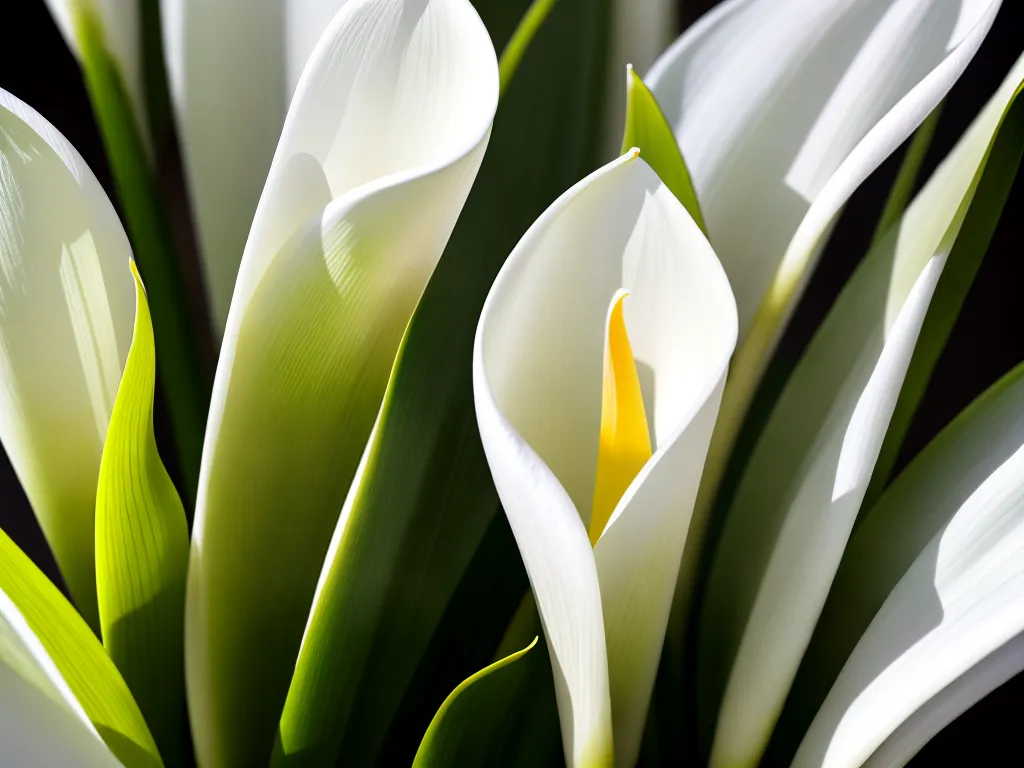 Natureza zantedeschia aethiopica copo de leite