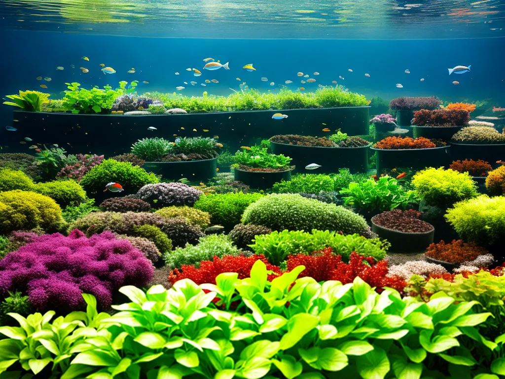 Planta aquaponia reducao uso pesticidas