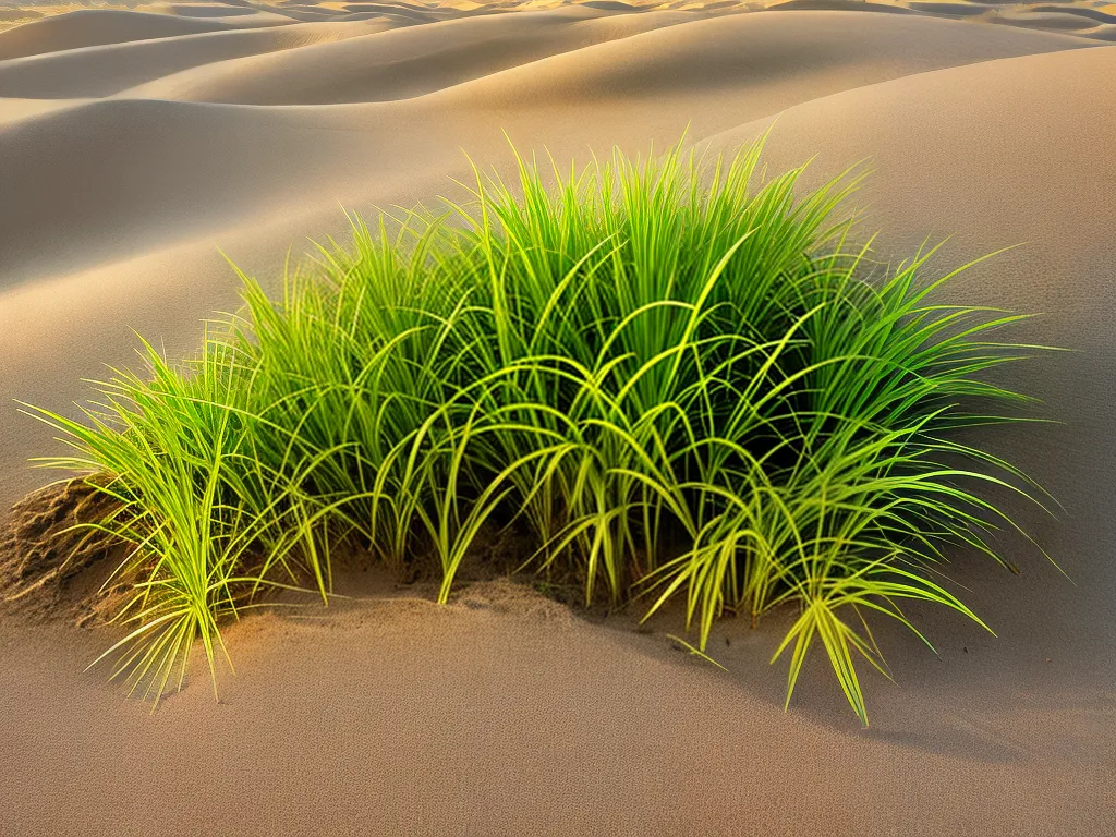 Planta papel das plantas na formacao das dunas de areia Planta papel das plantas na formacao das dunas de areia