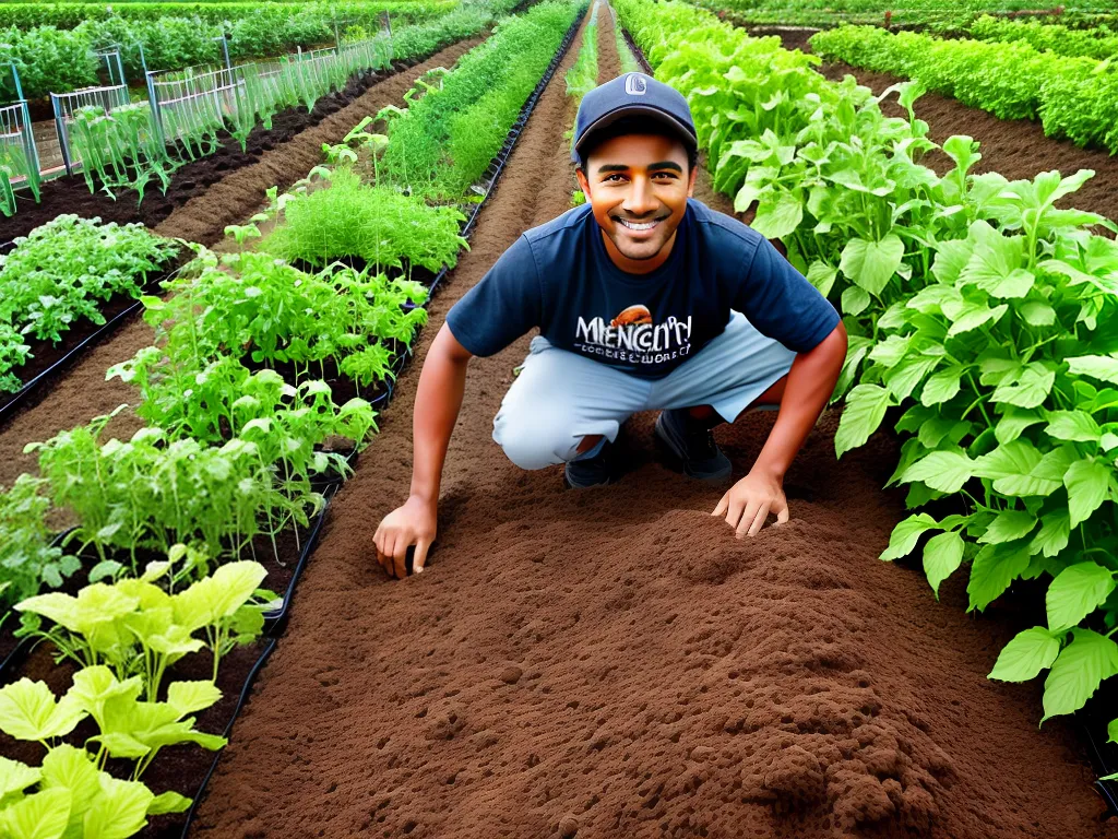 Planta papel minhocario producao alimentos saudaveis sustentaveis