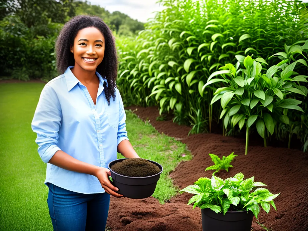Planta usando humus minhocario fertilizar plantas Planta usando humus minhocario fertilizar plantas
